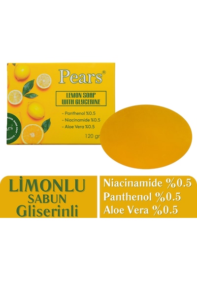 Pears Gliserinli Limon Sabunu 120 G