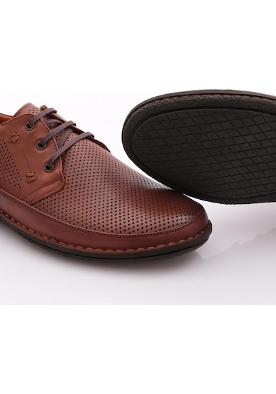 Dr.Flexer Dr Flexer M198301 Erkek Kauçuk Taban Klasik Ayakkabi Taba
