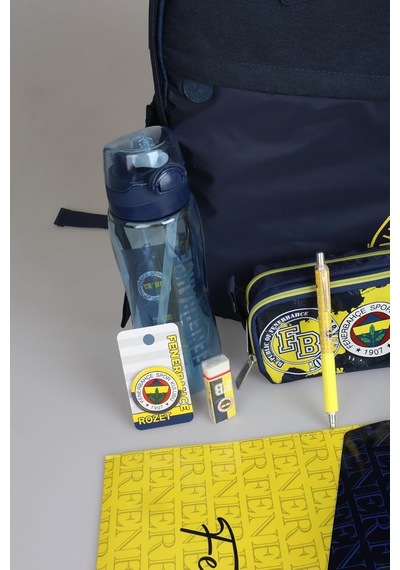 Fenerbahçe Dekomus İle Yeni Sezon Lisanslı Full Lise Kırtasiye Seti Büyük Boy Okul Çantası,kalem Çantası Çok Renkli