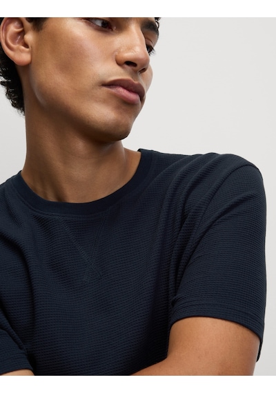 Marks & Spencer Pamuklu Kısa Kollu Pijama Takımı T07000096 Lacivert