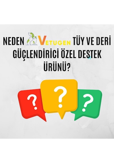 Tüy Dökülmesini Engelleyen Kedi Ve Köpekler İçin Tüy & Deri Güçlendirici Özel Destek Ürünü