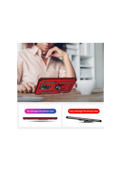 Xiaomi Redmi 9 Kilif Zirhli Standli Miknatisli Tank Kapak 448877932 Xiaomi Redmi 9 Kilif Zirhli Standli Miknatisli Tank Kapak 448877932