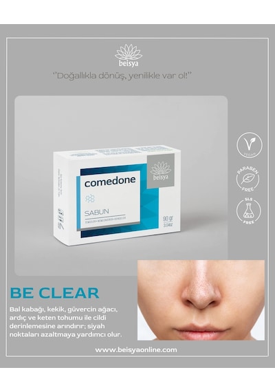 Beisya Comedone Karma ve Siyah Noktalı Ciltler için Sabun 90 G