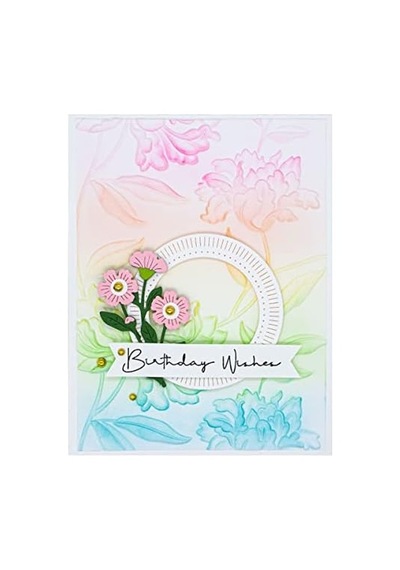 Spellbınders Papercrafts, Inc 3d Kabartma Klasörü Beau Bloom, Opak