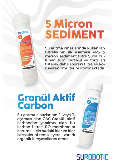 Kapalı Kasa Su Arıtma Cihazı Multimineral 6lı Filtre Seti Standar