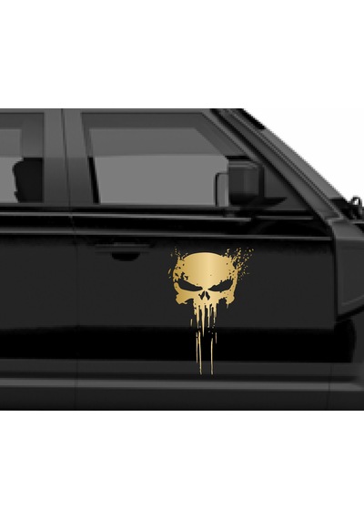 The Punisher Sticker - Araba Oto Motosiklet Karavan Cam Sticker - 00201 60X39 Cm