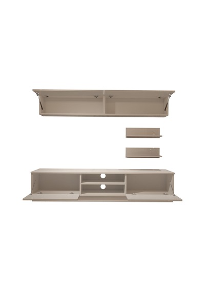 Decoraktiv Eko 5b Mdf Dvd Tv Ünitesi Tv Sehpası - Parlak Beyaz