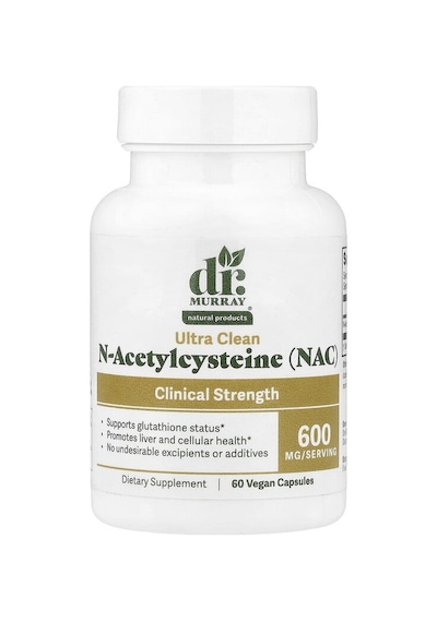 Dr. Murray's, N-ac, 600 Mg, 60 Vegan Capsules