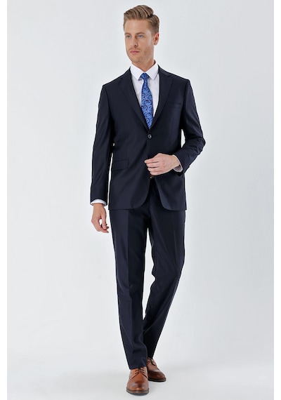 İmza Lacivert Gabardin Mono Yaka 6 Drop Comfort Fit Rahat Kesim Basic Takım Elbise 1001245010 Lacivert İmza Lacivert Gabardin Mono Yaka 6 Drop Comfort Fit Rahat Kesim Basic Takım Elbise 1001245010 Lacivert