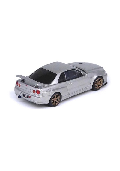Inno 1/64 Nissan Skyline Gt-r V-spec Il Silver In