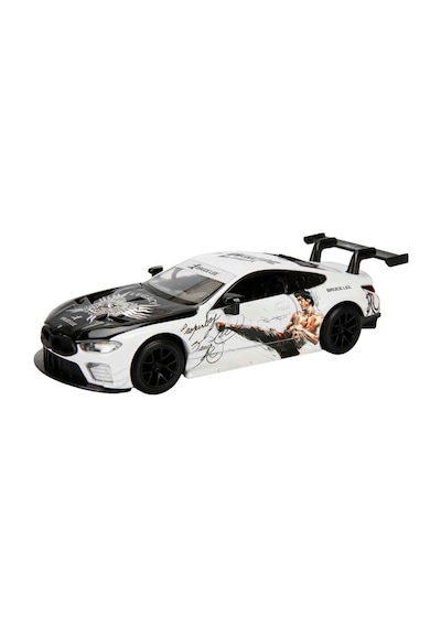 1:32 Sesli Ve Işıklı Rmz Hobby Bruce Lee Serisi Die Cast Çek Bırak Model Araba - Beyaz Bmw M8 Gte Be