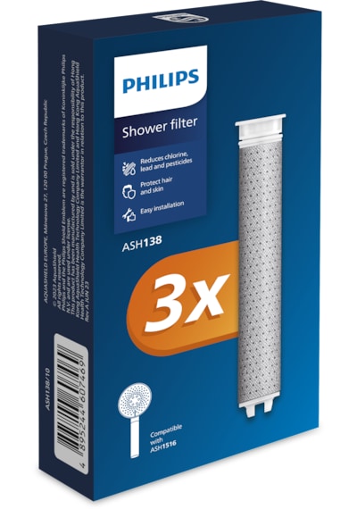 Ash1516 Duş Başlığı İçin Filtre Kartuşu Ash138/10 3 Adet -