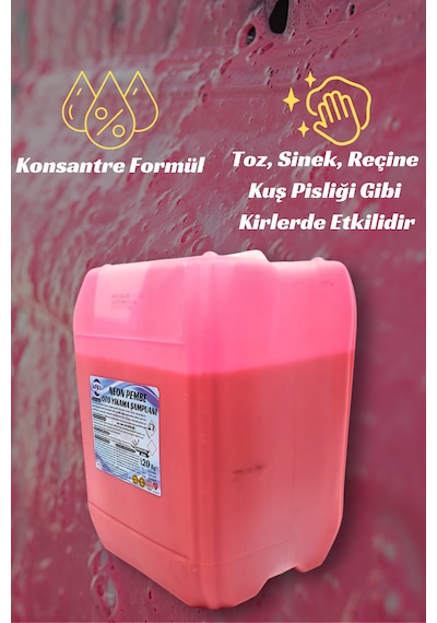 Pembe Renkli Oto Yıkama Köpüğü, 20 Kg Pembe Köpük Oto Yıkama