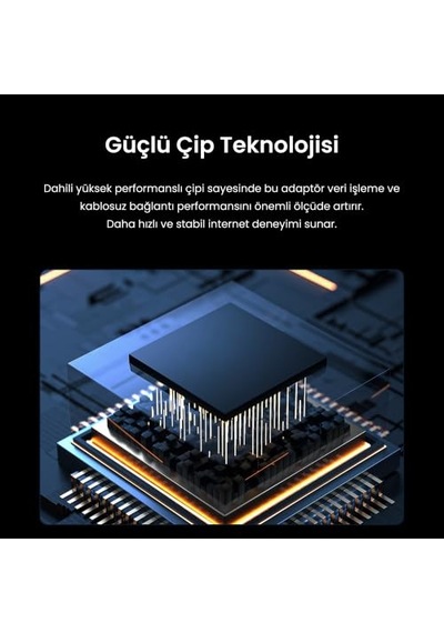 Veggieg 300mbps Wifi 6 Çift Bant Kablosuz Alıcı Verici Nano Usb Adaptör