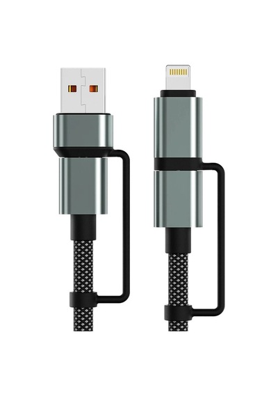 4'ü 1 Arada 100w Akıllı Tasarım Yüksek Dayanıklılık Çoklu Uyumlu Örgülü Hızlı Şarj Kablosu 100w Type-c To Type-c