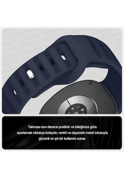 Samsung Galaxy Watch 9/8 40mm/44mm Ve Watch 8 Classic 46mm İle Uyumlu Konforlu Ve Yumuşak Rugged Silikon Kordon Çok Renkli