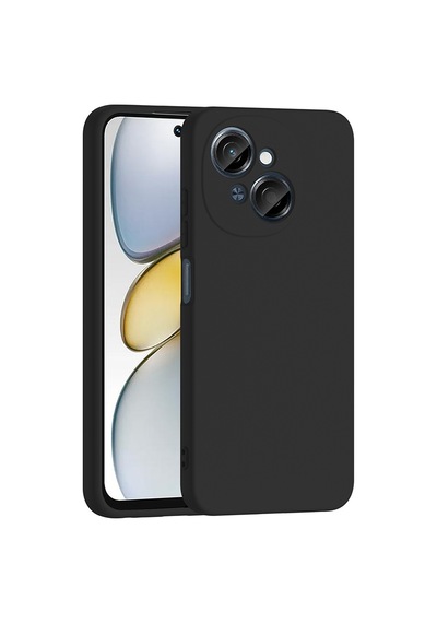 Kilifone - Tecno Spark Go 1 2025 Uyumlu Kılıf Esnek Koruyucu Mara Lansman Kapak - Siyah - T37821