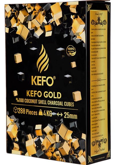 Kefo Gold 25 Mm 4 Kg Hindistan Cevizi Kömürü