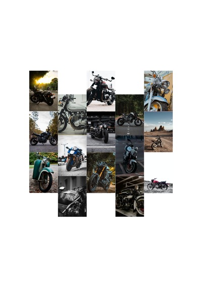 Orora Motosiklet Duvar Kağıdı Poster Seti-1-15li