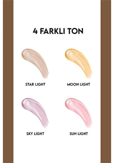 4'lü Likit Highlighter Aydınlatıcı Seti
