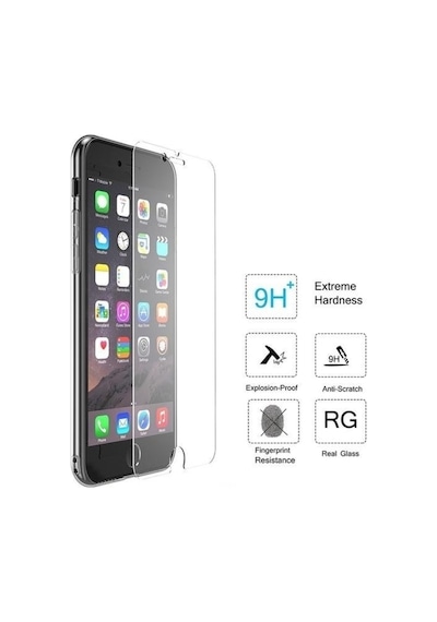 Apple Uyumlu   iPhone 8 Plus Temperli Kırılmaz Cam Ekran Koruyucu (270510039)