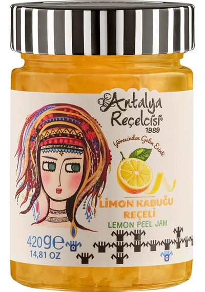 Antalya Reçelcisi Limon Kabuğu Reçeli 420g Yörük Seri