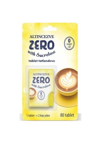 Zero Tablet Tatlandırıcı 80 Tablet 10'lu Set