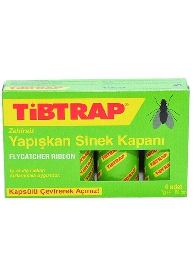 Tibtrap Yapışkan Sinek Kapanı 4 Lü Diğer