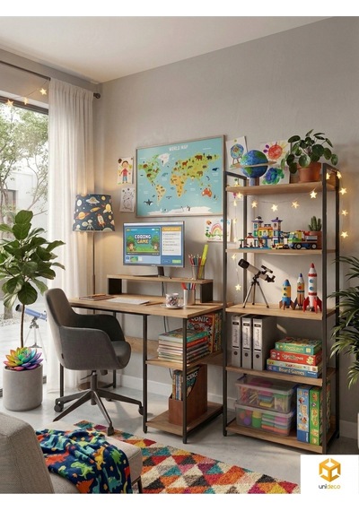 Vien 2 Set Kitaplıklı Masa Raflı Çalışma Masası 5 Raflı Kitaplık Monitör Yükseltici Siyah - Çam Vien 2 Set Kitaplıklı Masa Raflı Çalışma Masası 5 Raflı Kitaplık Monitör Yükseltici Siyah - Çam