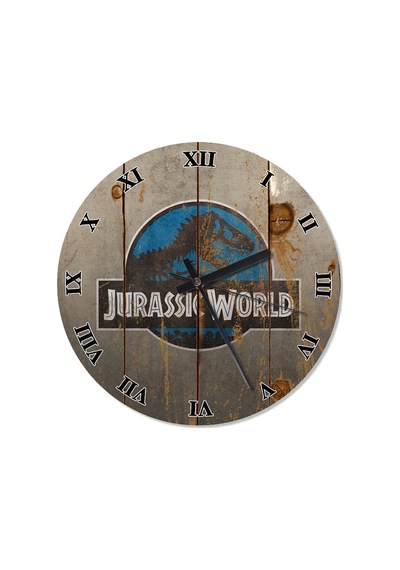 Jurassic World Özel Tasarım Duvar Saati (408136183) Çok Renkli
