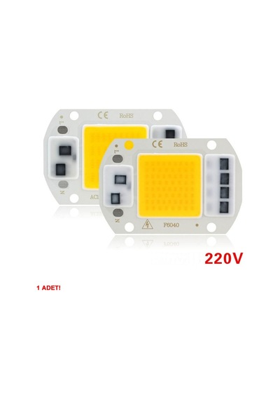 Ac 220v 50w Power Led Gün Işığı Sarı Renk Projektör Lamba Aydınlatma Ampül Warm White 2800-3200k