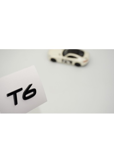 Dk Tuning T6 Küçük Boy Siyah Bagaj Yazı Logo Volvo İle Uyumlu