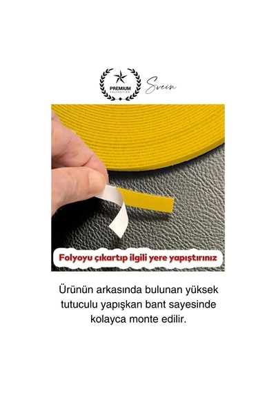 4 Mt Güçlü Premium Sineklik Yedek Cırt Bant Pencere Kapı Yapışkanlı Tül Sinek Perdesi Bandı 1 Adet