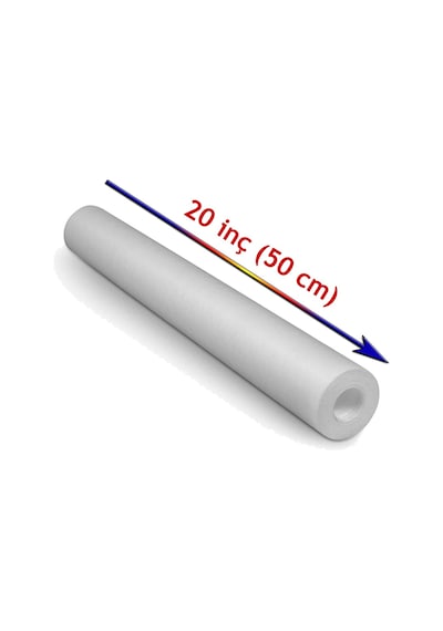 25 Adet 20 Inç 50 Cm Sediment Spun Filtre Mikron Seçenekli 501716842