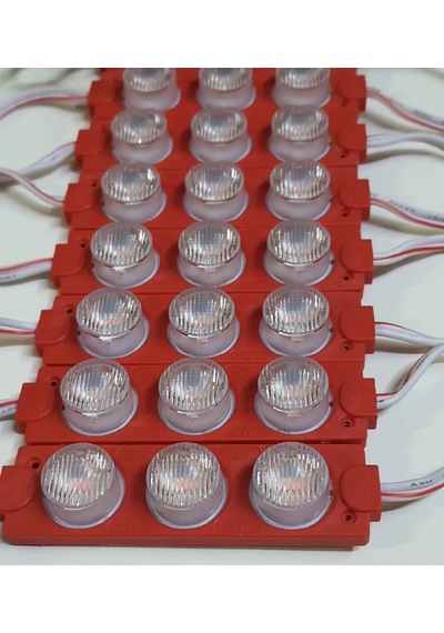 12V Power 3W KIRMIZI Modül Led 5'Lİ