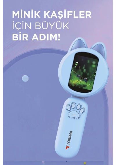 Torima TSM-02 Mavi Mini Dijital Mikroskop