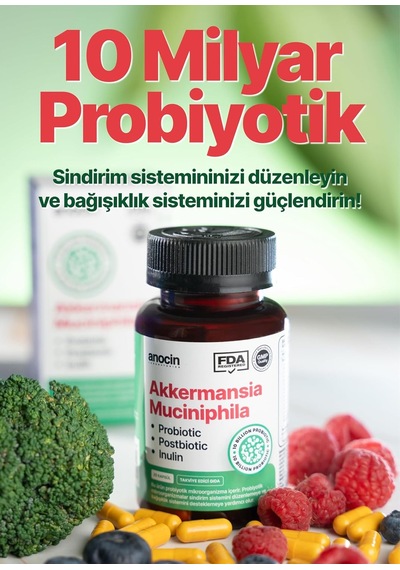 Akkermansia Probiyotik, 20 Kapsül 2 Paketi
