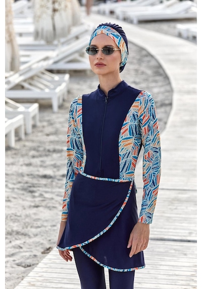 Angbutik Argento 0764-328 Kadın Body Tesettür Takımı Renkli