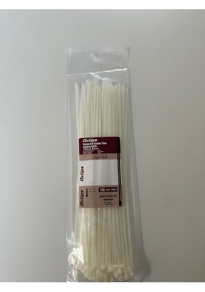350 X 3,6 Kablo Bağı 100 Adet Beyaz