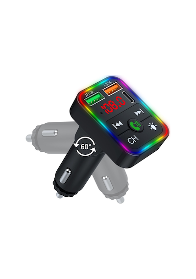 Concord C618 Rgb Pd18 Qc3.1a Şarj Bluetooth 5.1v Fm Transmitter