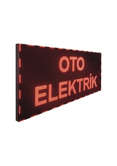 Kayan Yazı 32x128cm Led Tabela Işıklı Tabela Reklam
