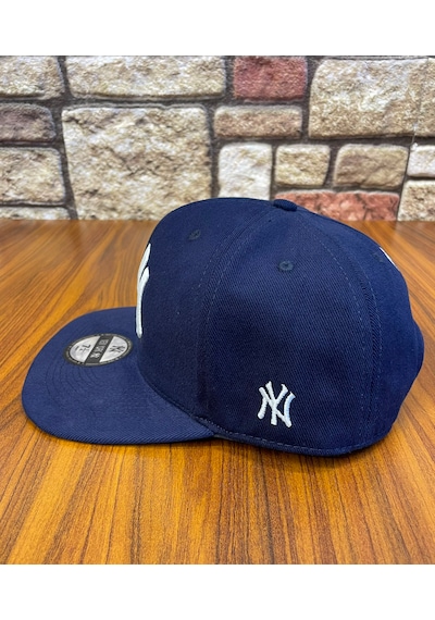Hamze Ny New York Nakış Hip-hop Snapback Rapper Basket Beyzbol Şapka Cap Lacivert