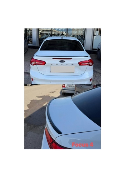 Ford Focus 4 Model Astarlı Plastik Spoiler