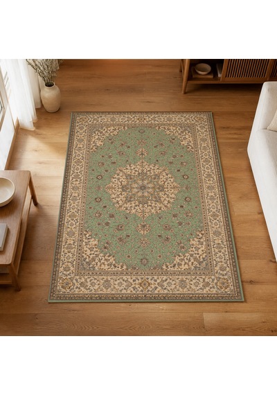 Kartela Halı Aro Halı Jüt Taban Dokuma Halı Adaçayı Yeşili - 100 X 150 Cm