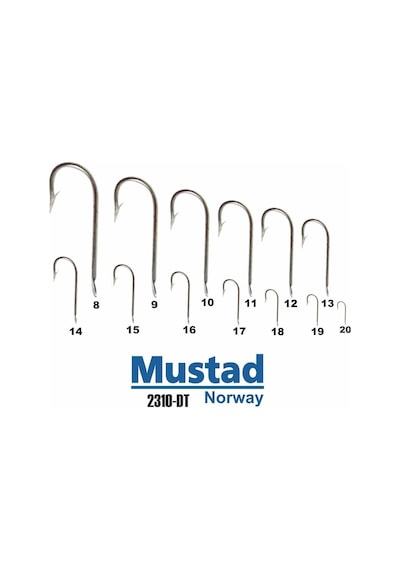 Mustad 2310Dt Olta Iğnesi 100 Ad/Pk Standart-No:12