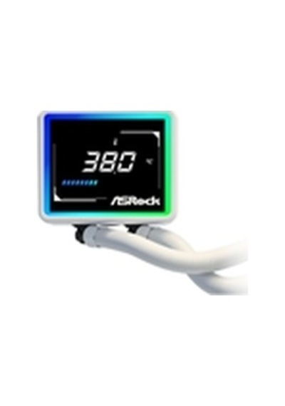 Asrock Challenger White 360mm Aıo Liquid Cooler 3" Lcd Pump 90-acla36-waaga6