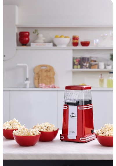 Cookplus Retro Küçük Mısır Patlatma Makinesi