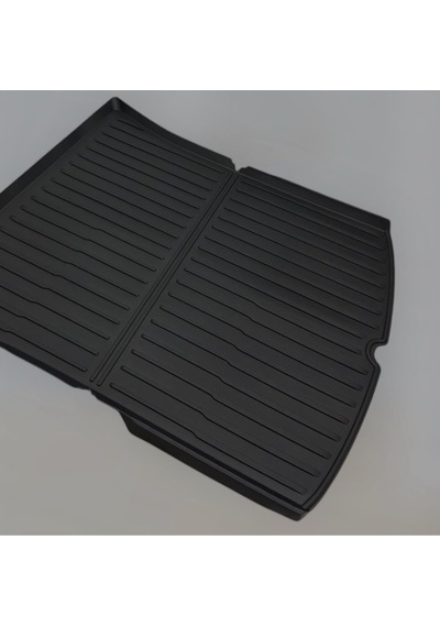 Juniper İle Uyumsuzdur 3'lü Set Li Parts Tesla Model Y Fit Kalıp Premium Yeni Tpe 3d Havuzlu Bagaj Paspas Seti Enjeksiyon Teknolojili