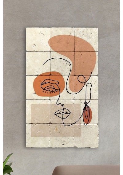Doğal Taş Tablo- Duvar Dekoru 30x50cm