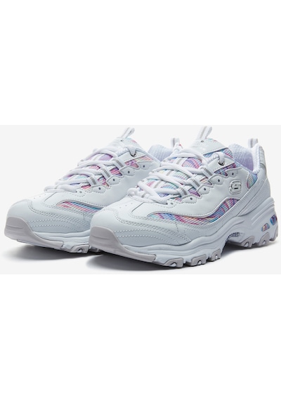 Skechers D'Lites - Whimsical Dream Kadın Beyaz Sneakers 149789 Wmlt Beyaz